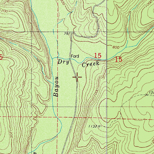 Topographic Map of Township of North Fork (historical), AR