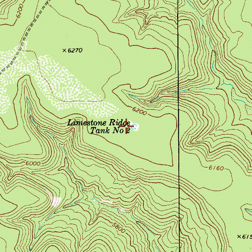 Topographic Map of Limestone Ridge Tank Number Two, AZ