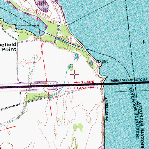 Topographic Map of El Campo De Esperanza (historical), AR