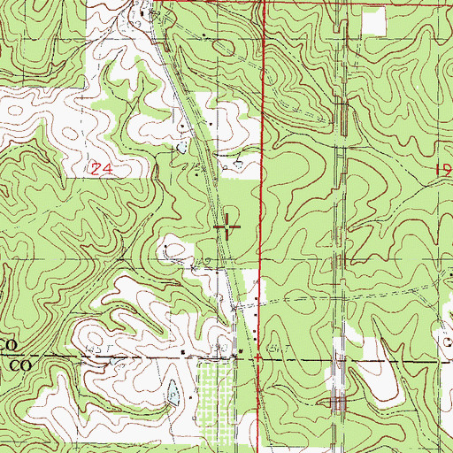 Topographic Map of Millview (historical), MS