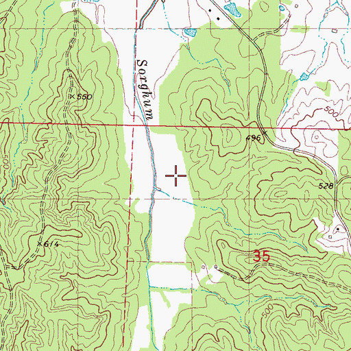 Topographic Map of Harrison (historical), MS
