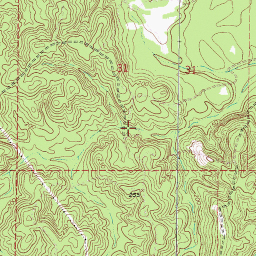 Topographic Map of Bethel Church (historical), MS