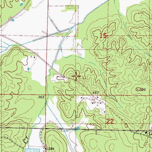 Topographic Map of Goolsby Store (historical), MS