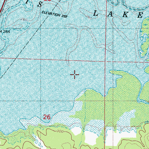 Topographic Map of Graham Wildlife Management Area, MS