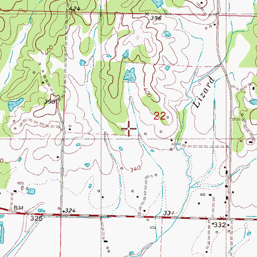 Topographic Map of New Prospect Church (historical), MS