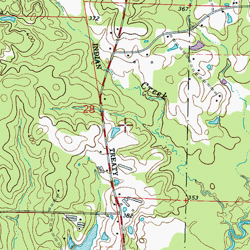 Topographic Map of Stubb School (historical), MS