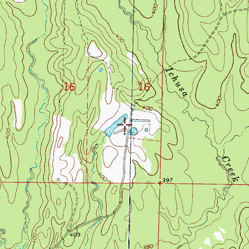 Topographic Map of Zula (historical), MS