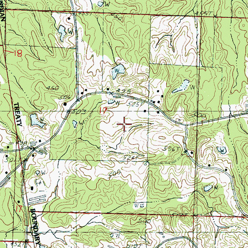 Topographic Map of Myers Mill (historical), MS