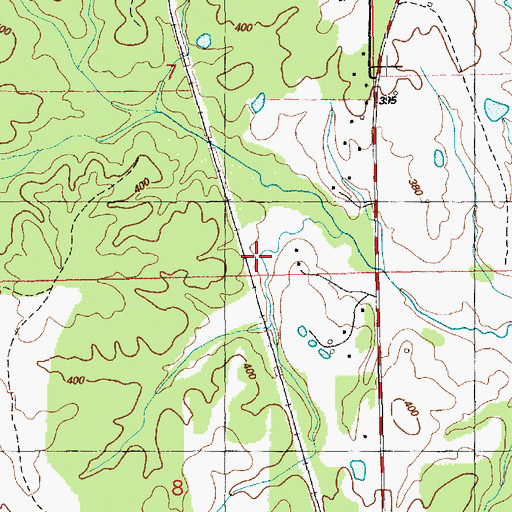 Topographic Map of Enochs (historical), MS