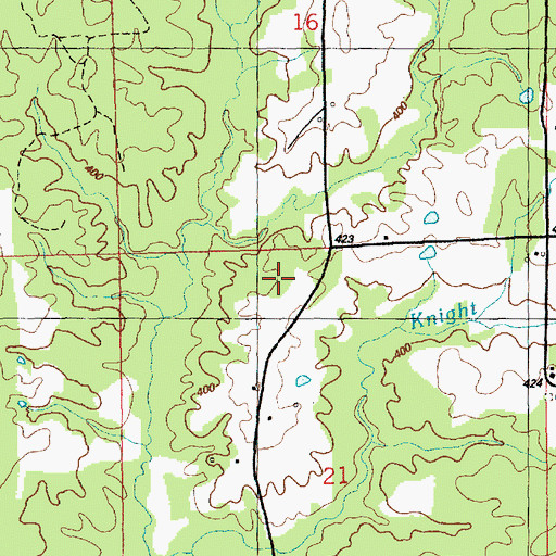 Topographic Map of Lumpkin Cemetery, MS