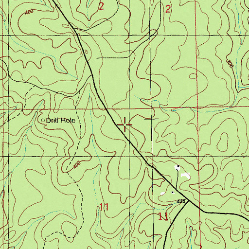 Topographic Map of Smyrna Church (historical), MS