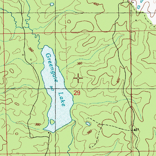 Topographic Map of Tolar Cemetery, MS