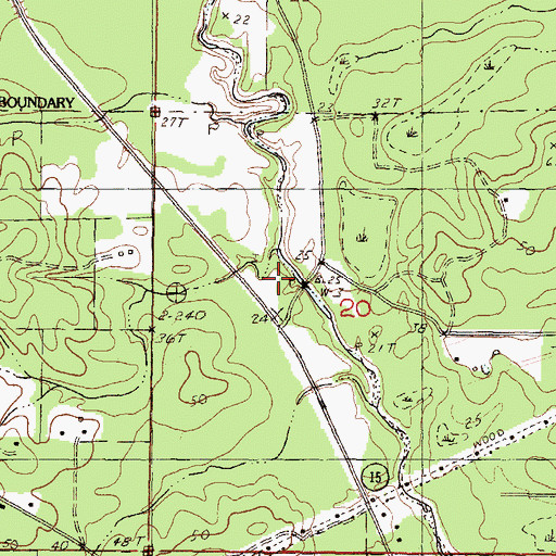 Topographic Map of Progress School (historical), MS