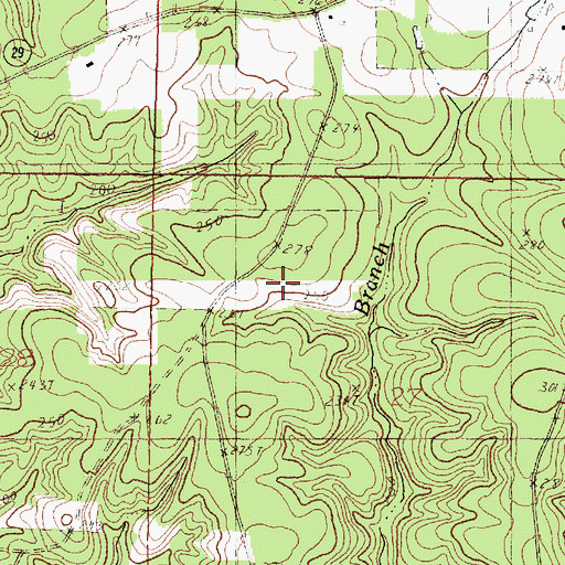 Topographic Map of Erambert Seed Orchard, MS