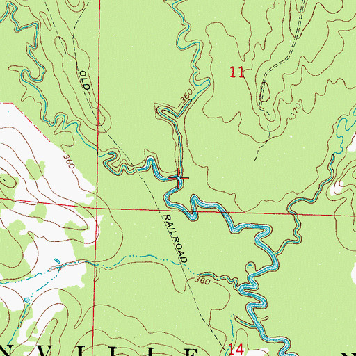 Topographic Map of Tallabogue, MS