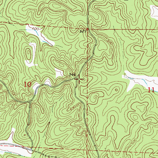 Topographic Map of Yale (historical), MS