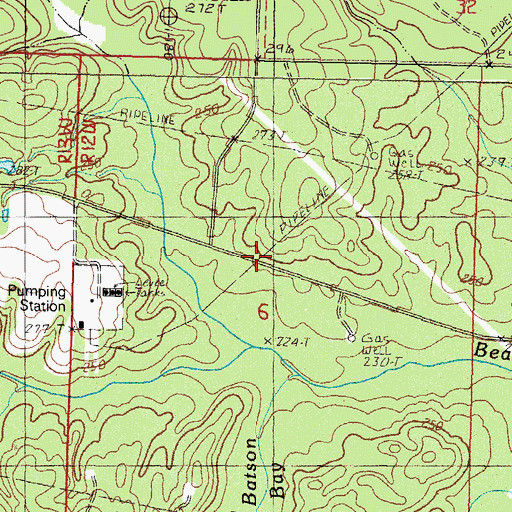 Topographic Map of Wentworth (historical), MS