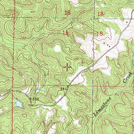 Topographic Map of Boyce Oil Field, MS