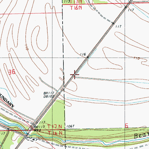 Topographic Map of Seitz (historical), MS