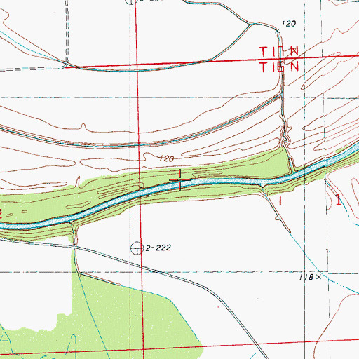 Topographic Map of Cliffords Landing (historical), MS