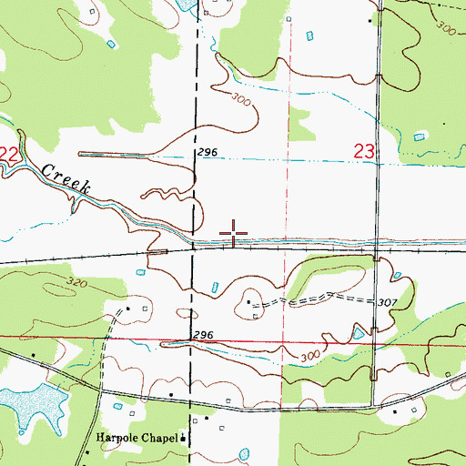 Topographic Map of Hatcher (historical), MS