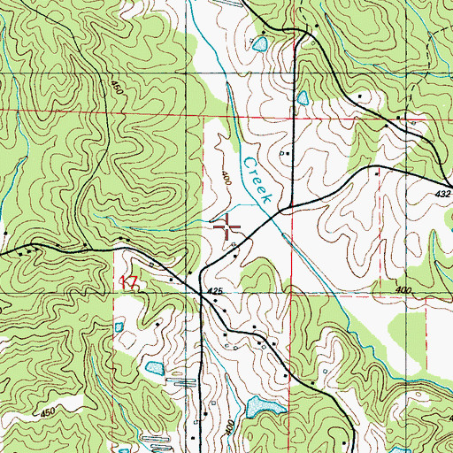 Topographic Map of Edinburg School (historical), MS