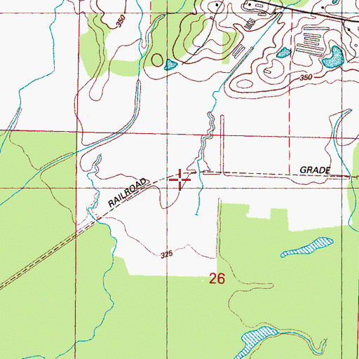 Topographic Map of Yocanoocana (historical), MS