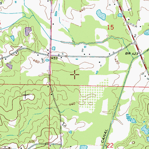 Topographic Map of Good Hope Cemetery, MS