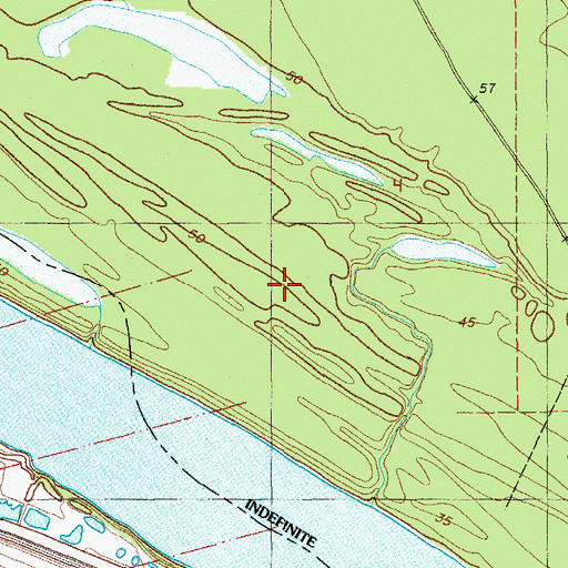 Topographic Map of Palmetto Plantation (historical), MS