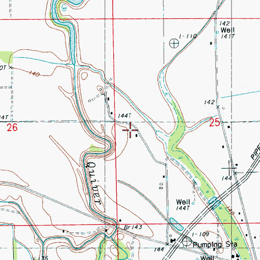 Topographic Map of Trotten Plantation (historical), MS