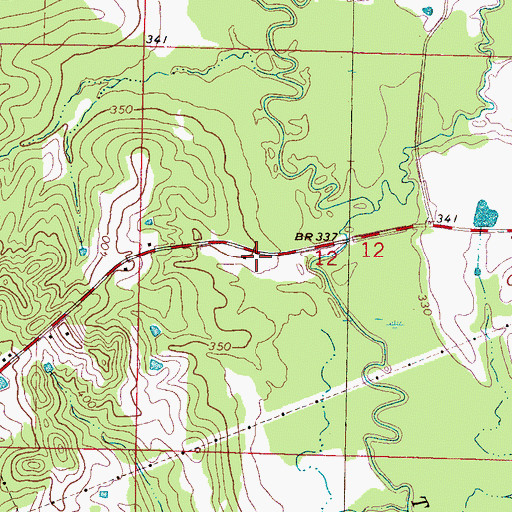 Topographic Map of Holt (historical), MS