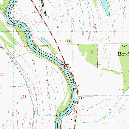 Topographic Map of Sykes Landing, MS