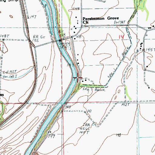 Topographic Map of Twilight Landing, MS
