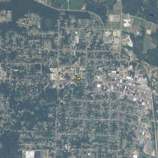 Aerial/Satellite Image of Aberdeen Middle School, MS