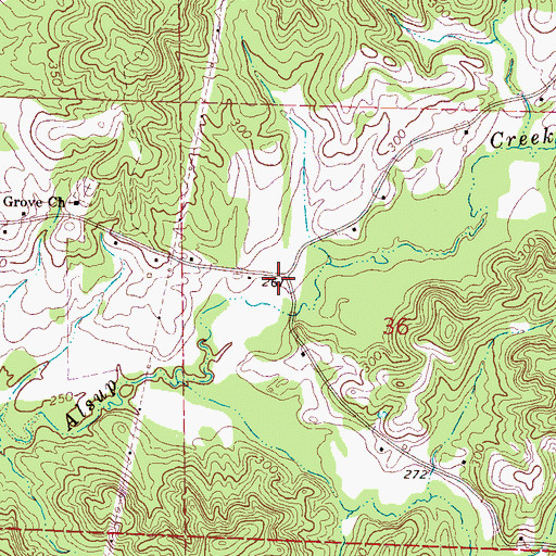 Topographic Map of Buttahatchie (historical), MS