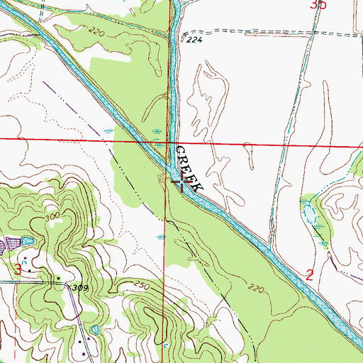 Topographic Map of Camargo Ferry (historical), MS