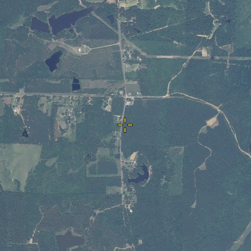 Aerial/Satellite Image of Darracott High School (historical), MS