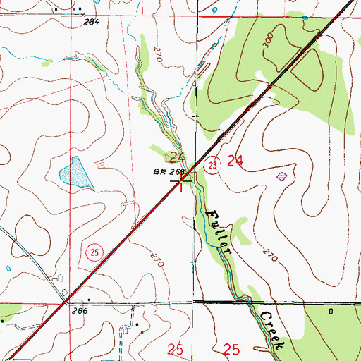 Topographic Map of Terrells (historical), MS