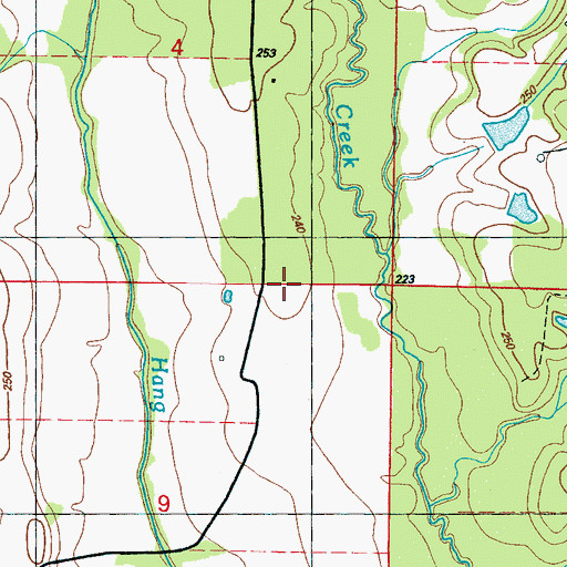 Topographic Map of Williams School (historical), MS