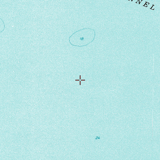 Topographic Map of Ship Island Bar, MS