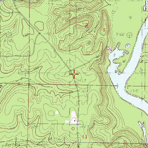 Topographic Map of Brewton (historical), MS