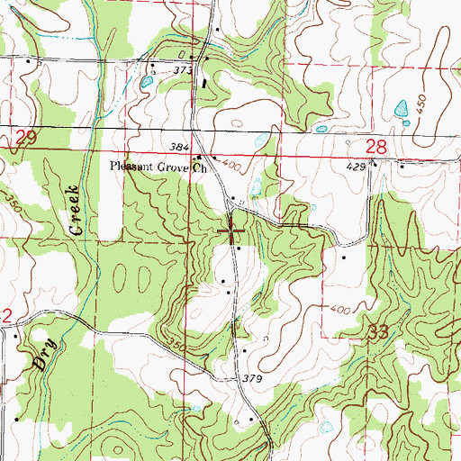 Topographic Map of Black Jack (historical), MS