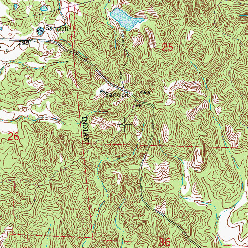 Topographic Map of Big Black School (historical), MS