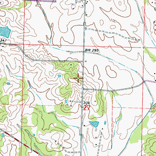 Topographic Map of Jericho Church (historical), MS