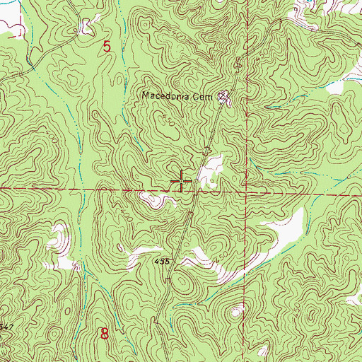 Topographic Map of Rochester Academy (historical), MS