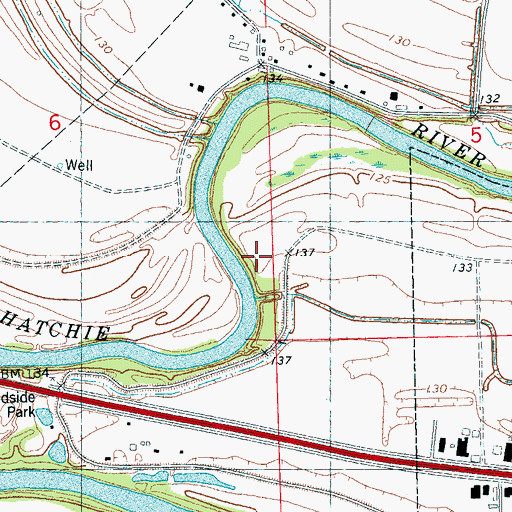 Topographic Map of Fort Ann (historical), MS