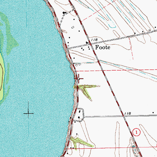Topographic Map of Mount Holly Church (historical), MS