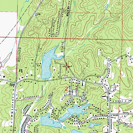 Topographic Map of Kennedy School (historical), MS