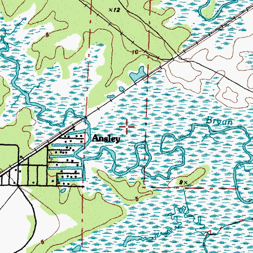 Topographic Map of Stephen Wintworth Claim, MS