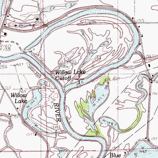 Topographic Map of Supervisor District 5, MS